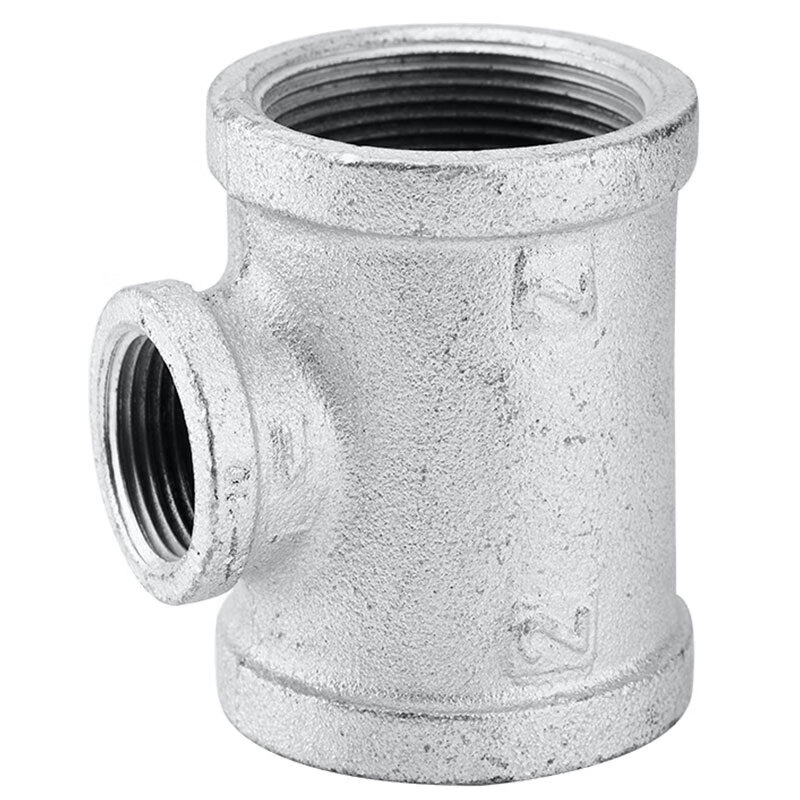 2寸) 鍍鋅異徑三通瑪鋼水暖金屬管件接頭